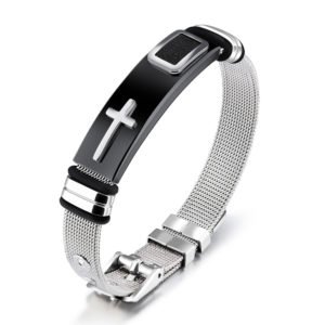 Premium Stainless Steel Cross Bracelet – Limited Edition